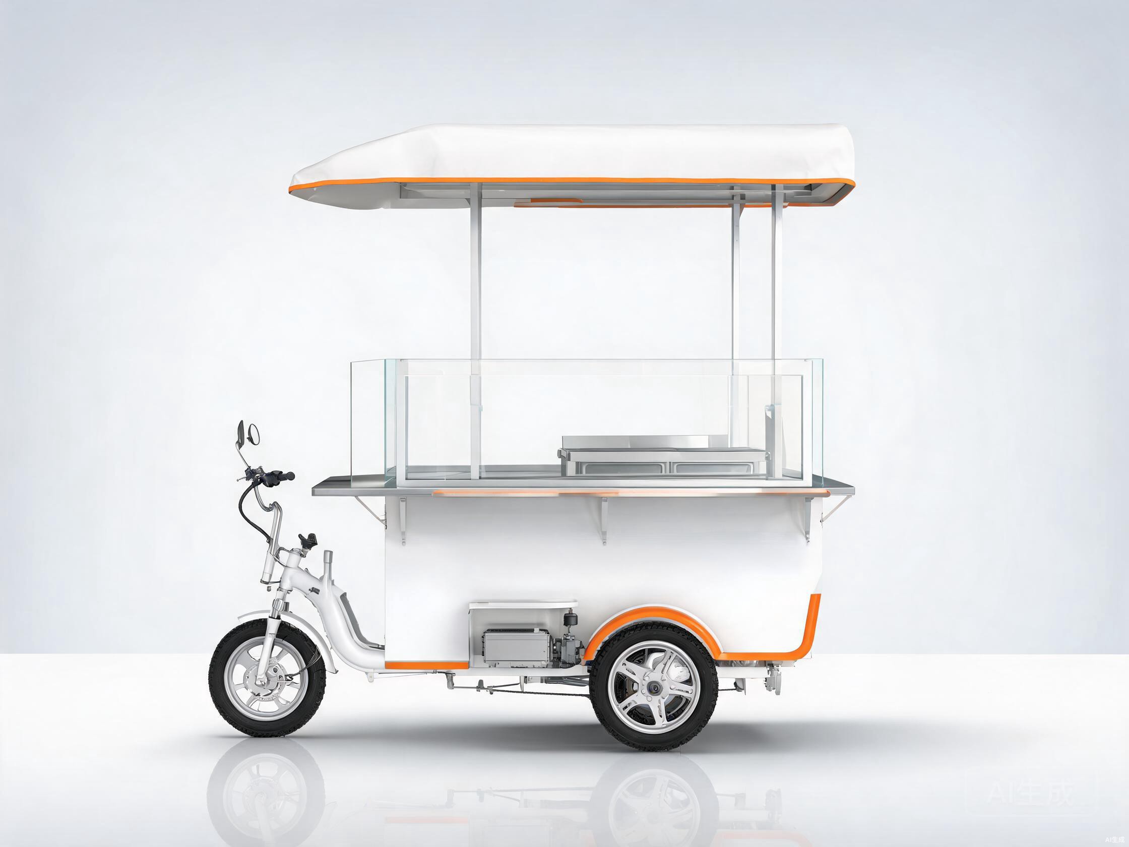 Certified electric food cart