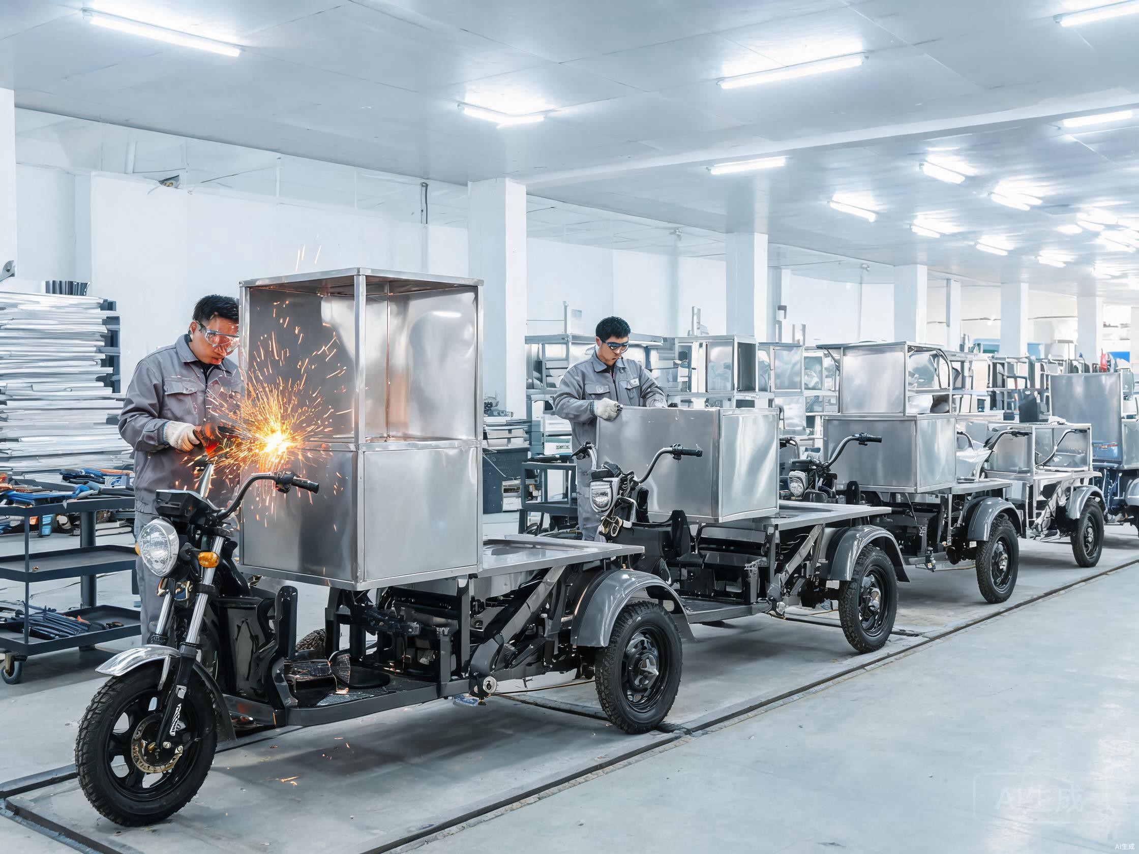 GoFoodCart manufacturing workshop
